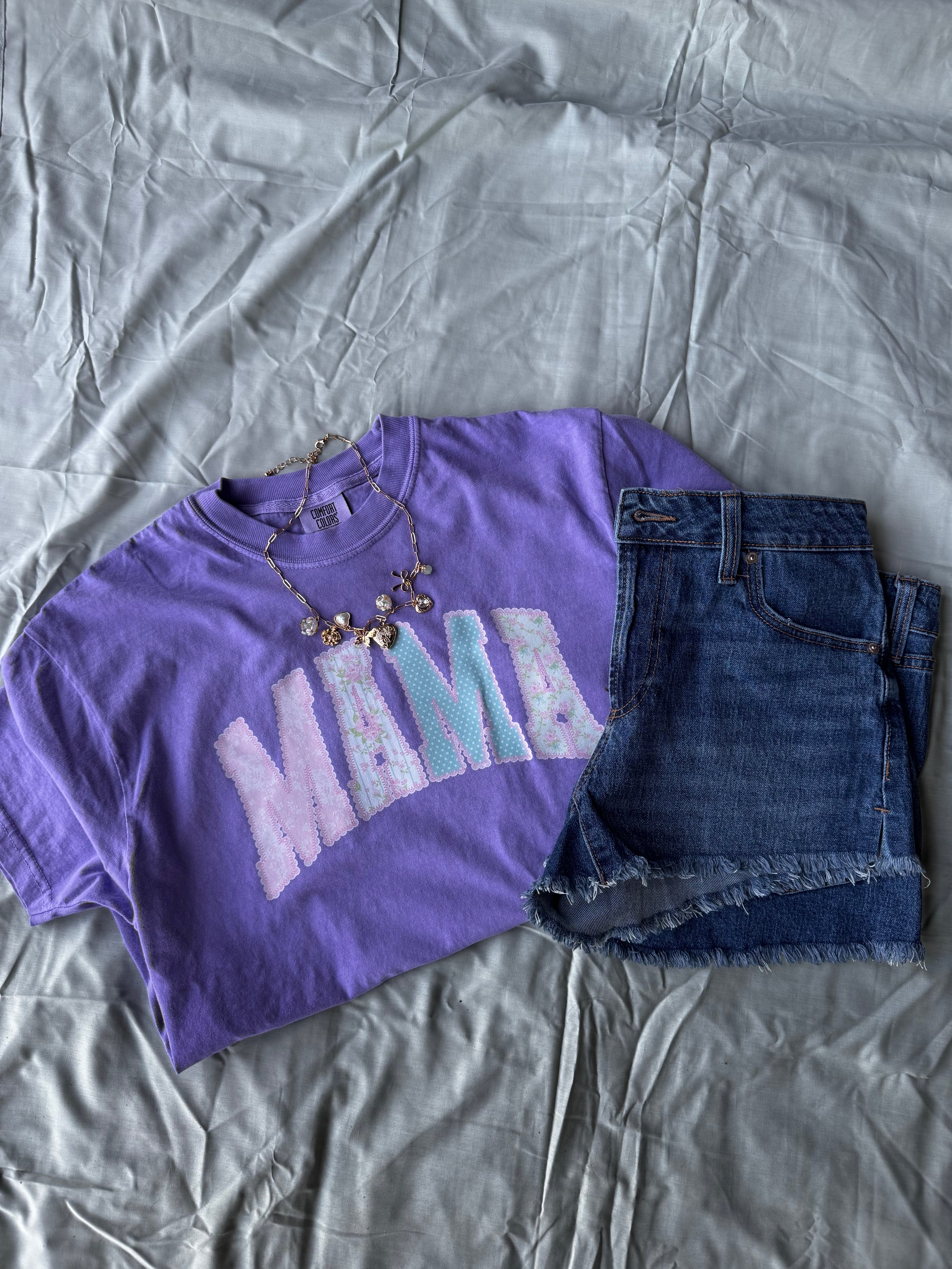 Rosie graphic tee styled look - Pink Willow
