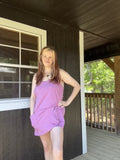 Chloe mini dress with built-in romper liner - women's boutique dress - Pink Willow
